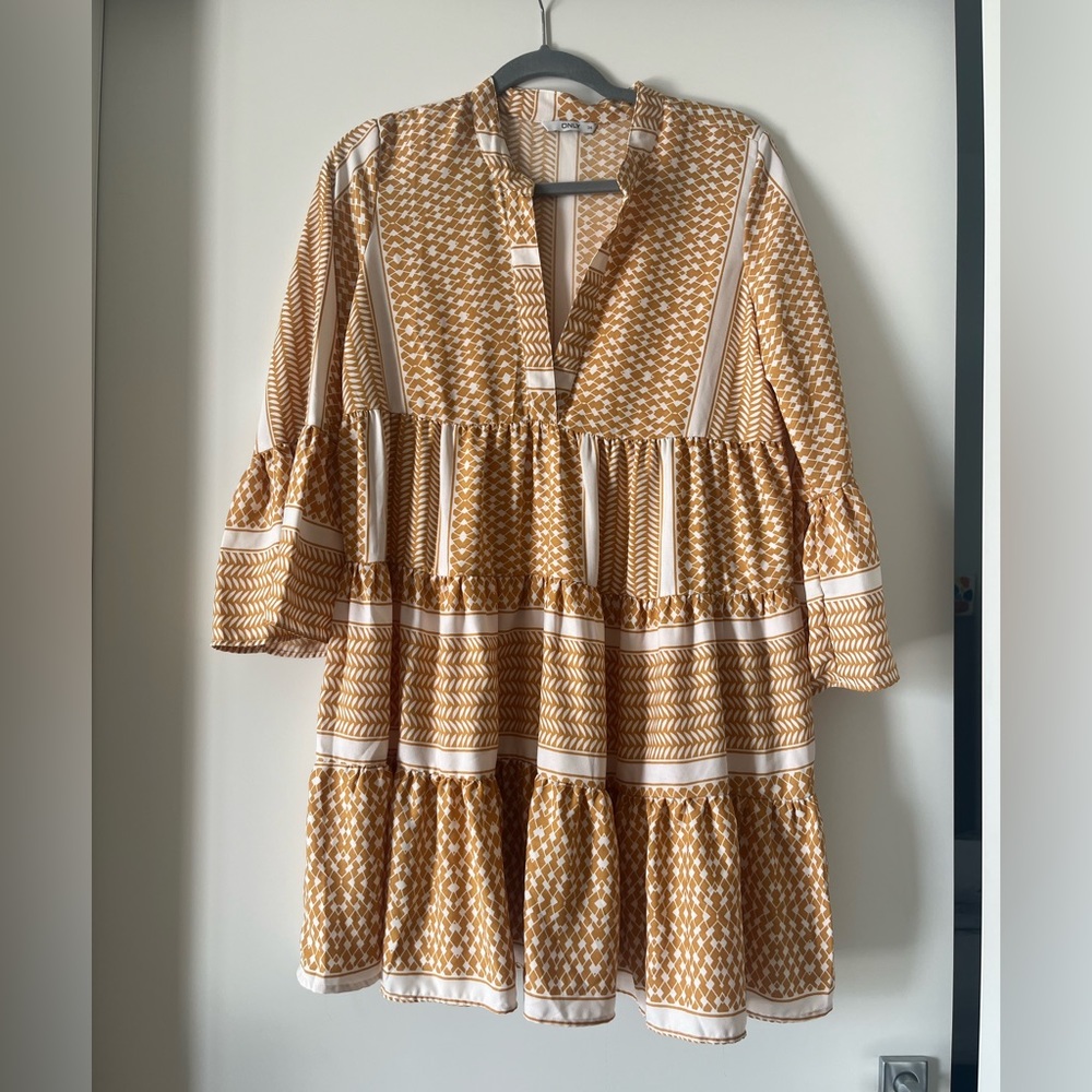 Dress Mini in yellow and white